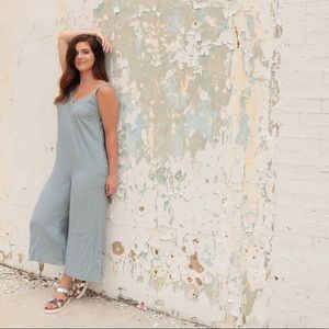Light blue jumpsuit